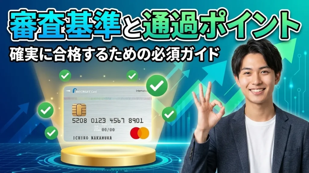 リクルートカードの審査基準と通過のポイント