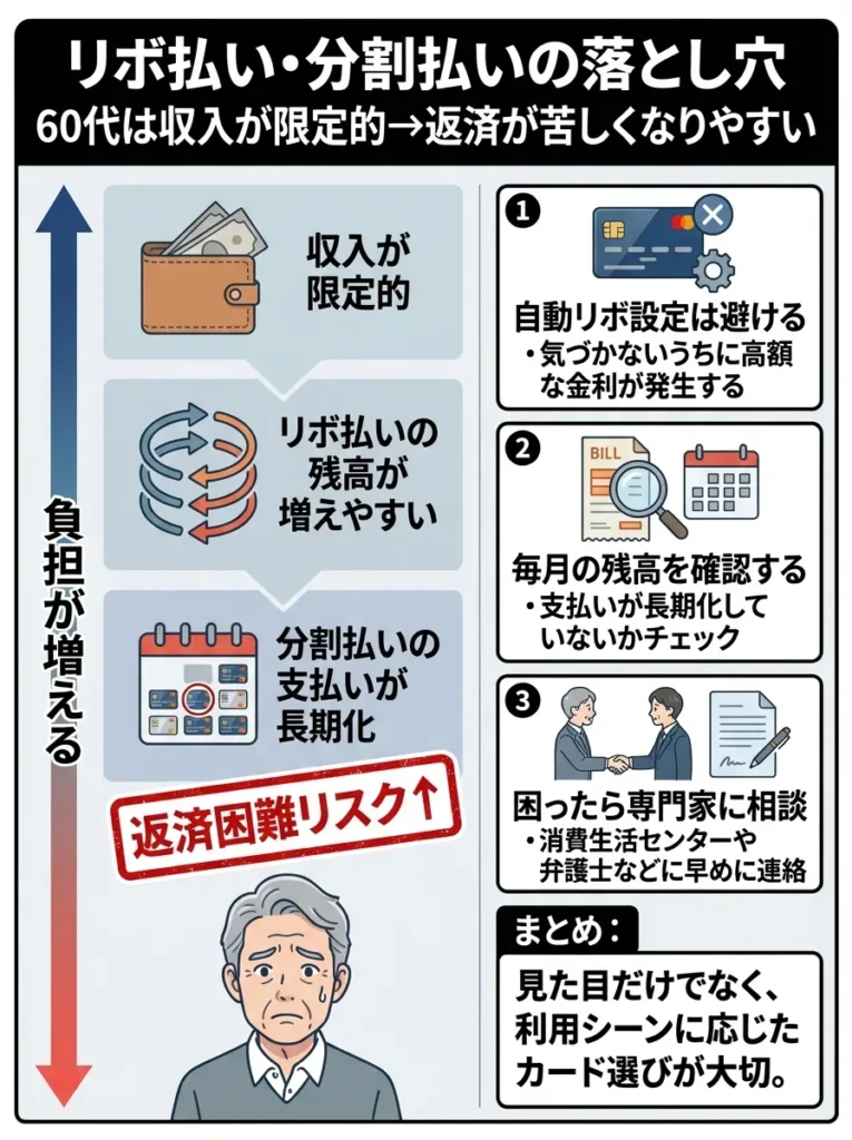 リボ払い・分割払いの落とし穴
