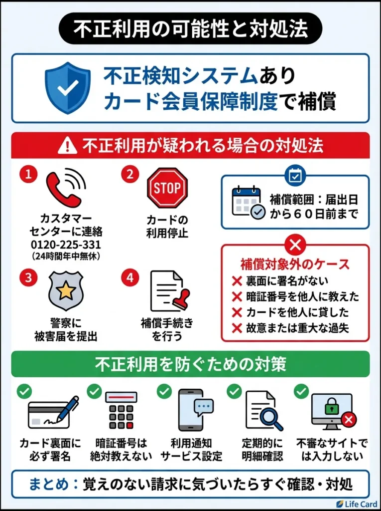 不正利用の可能性と対処法