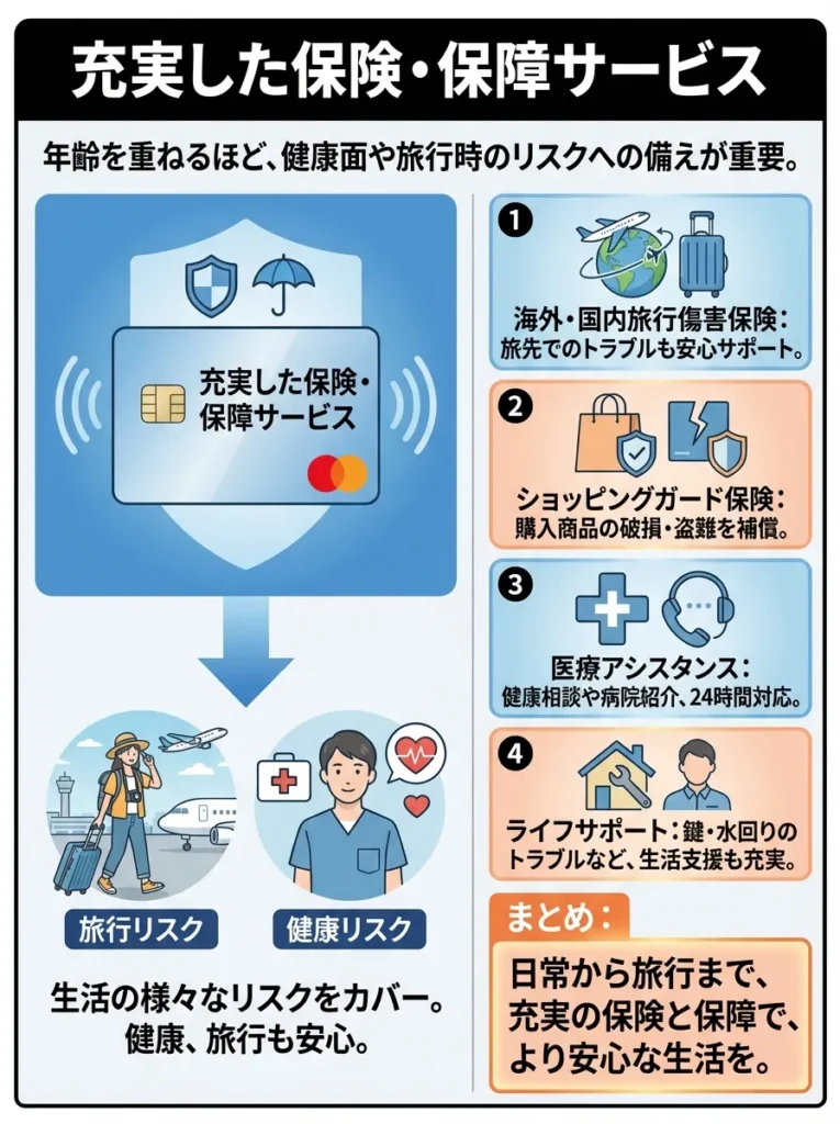 充実した保険・保障サービス