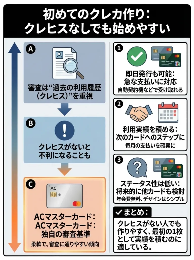 初めてクレジットカードを作る人