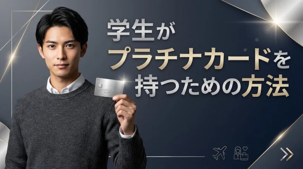 学生がプラチナカードを持つための現実的な方法