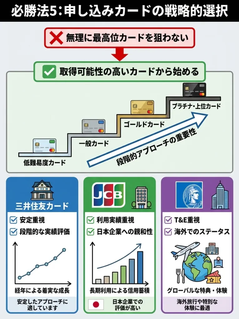 必勝法5：申し込みカードの戦略的選択
