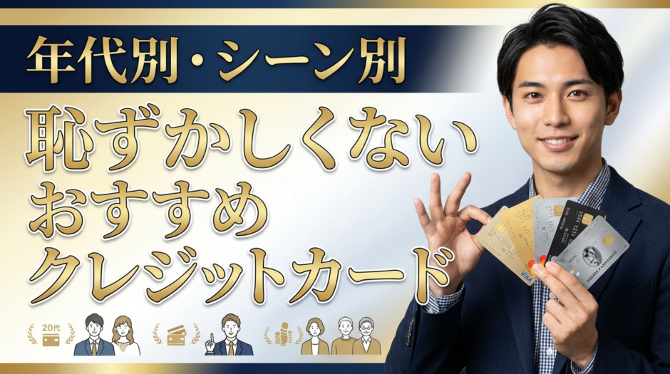 恥ずかしくないクレジットカードの特徴とは？人前で出してはいけないと言われる恥ずかしいクレジットカード