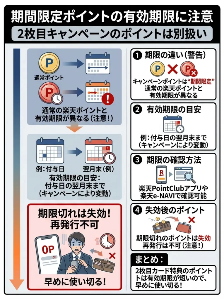 期間限定ポイントの有効期限
