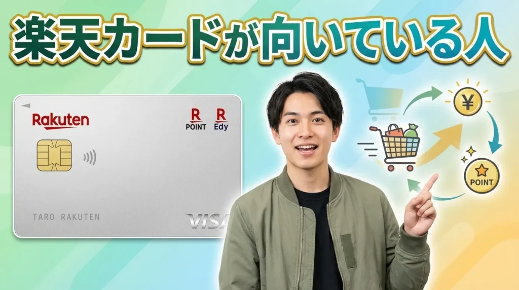 楽天カードが向いている人の特徴