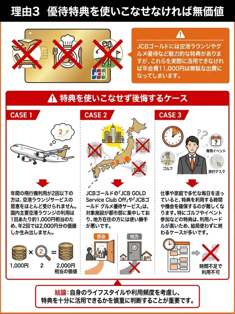 理由3 優待特典を使いこなせなければ無価値
