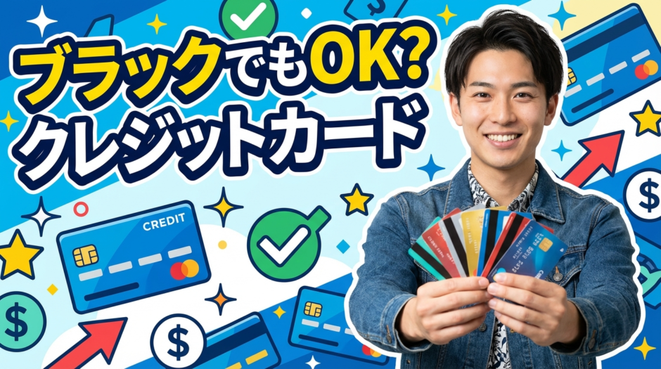 超ブラックでも作れる可能性が高いクレジットカード10選と審査通過の実践テクニック