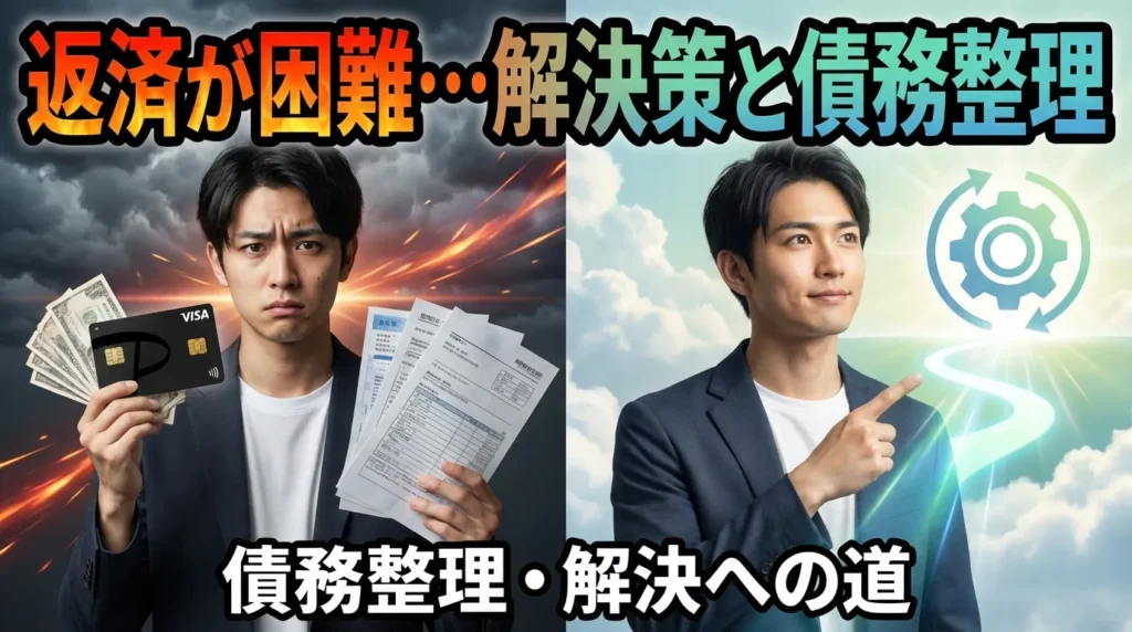 返済が困難な場合の解決策と債務整理の選択肢