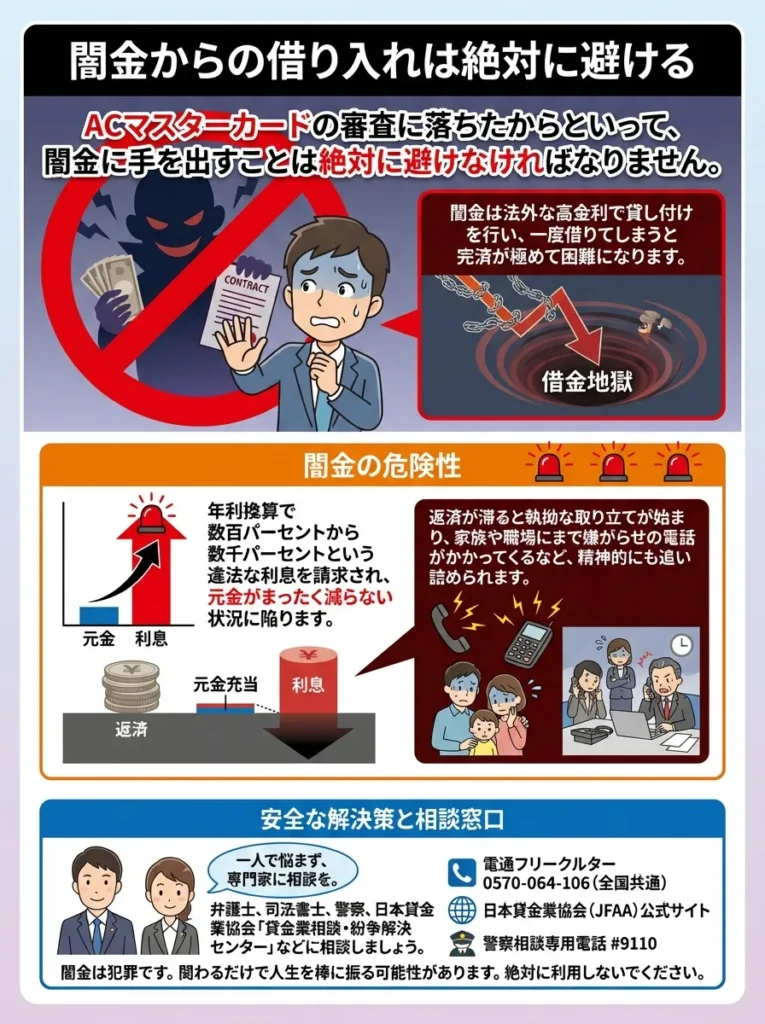 闇金からの借り入れは絶対に避ける