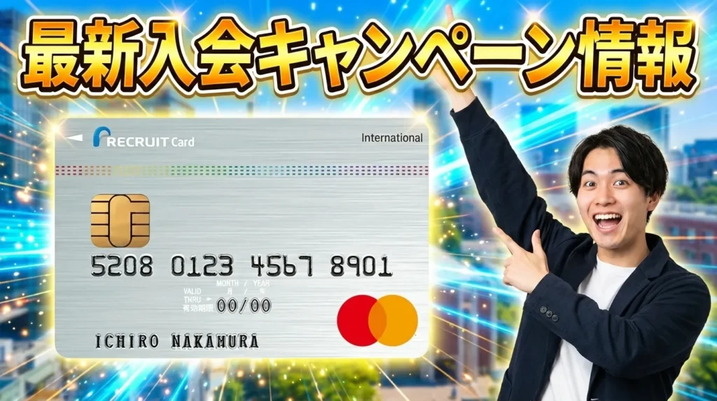 （2025年11月最新）リクルートカードの入会キャンペーン情報