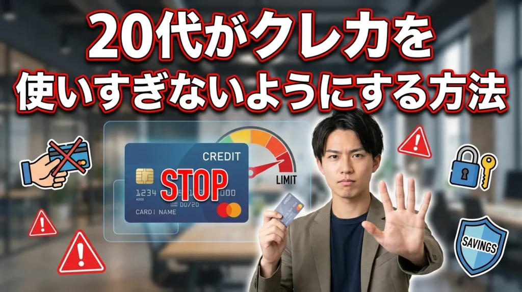 20代がクレジットカードを使いすぎない方法