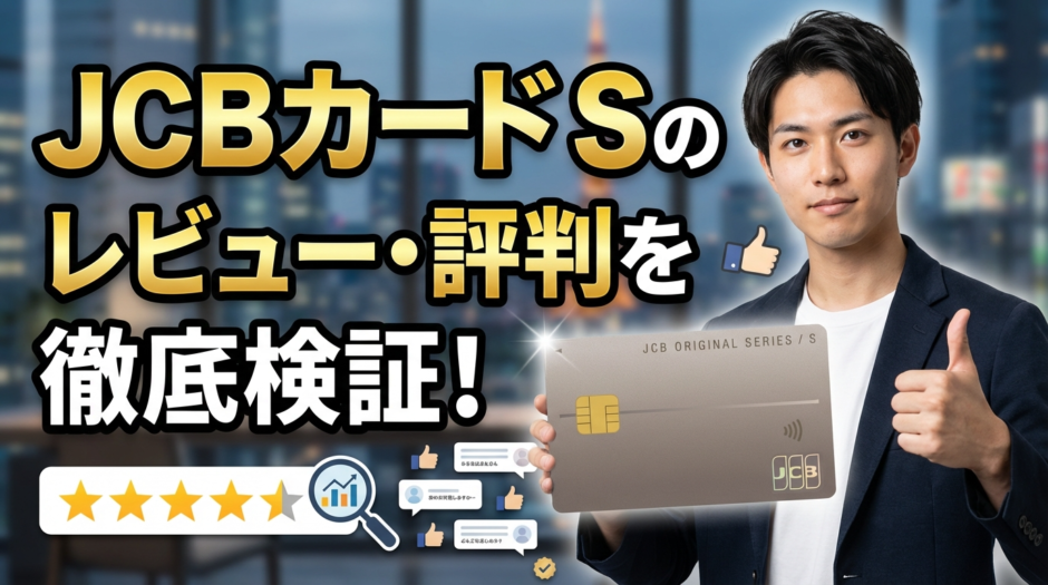 JCBカード-Sのレビュー・評判を徹底検証！利用者の本音から見えた真実とは