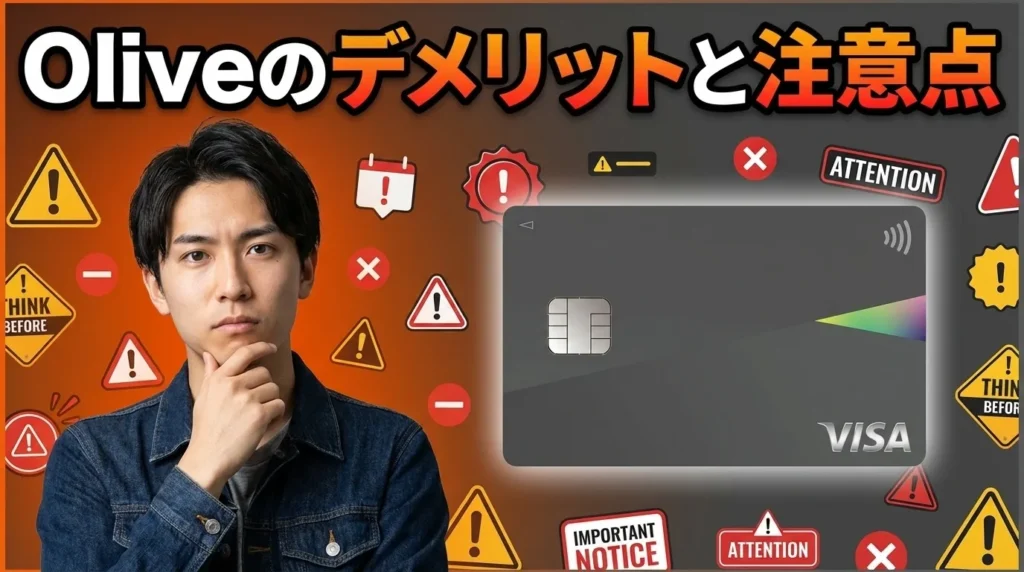 Oliveのデメリットと注意点