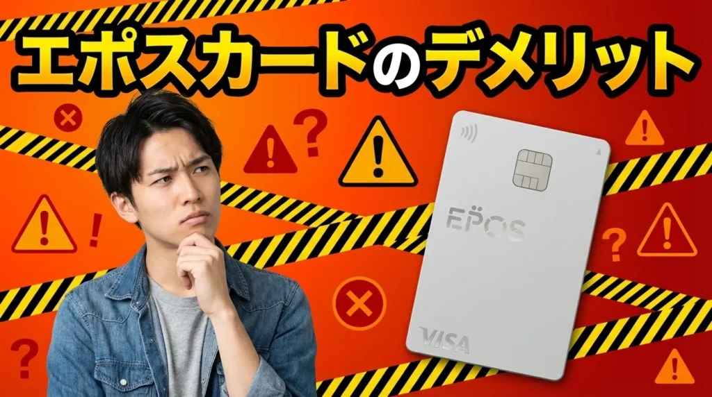 エポスカードの悪い評判とデメリット