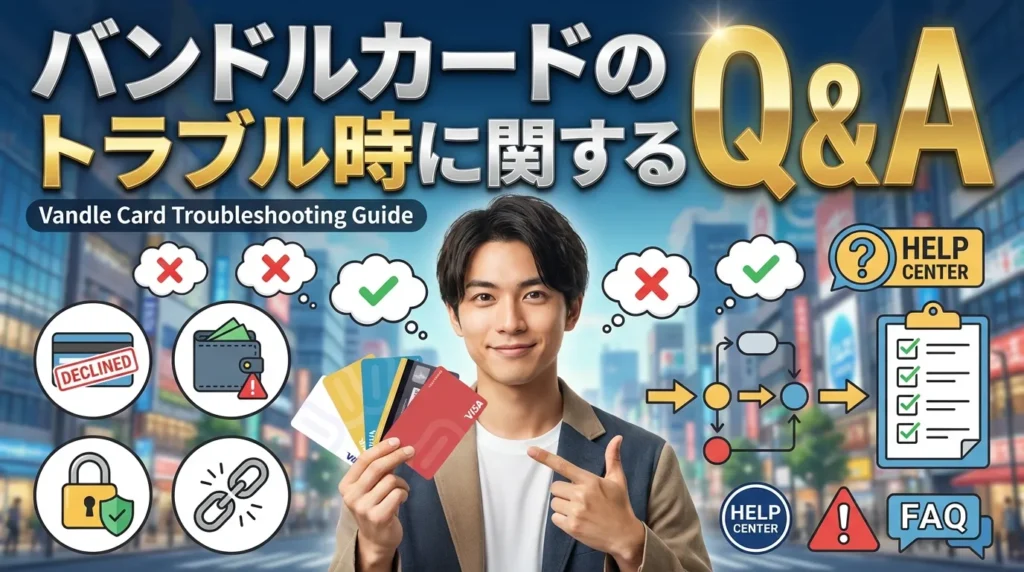 バンドルカードが使えない?トラブル時の対処法とよくある質問