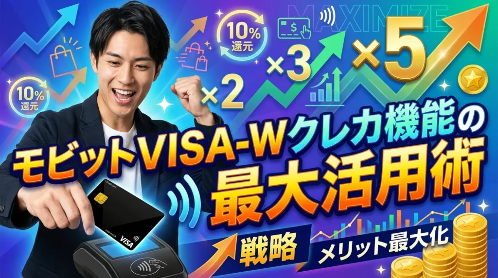 モビットVISA-Wのクレジットカード機能を最大活用する方法