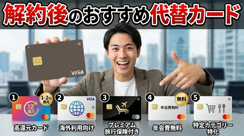 ライフカードをやめた後のおすすめ代替カード