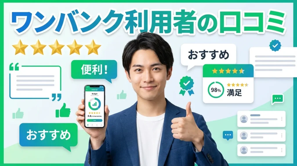 ワンバンクの口コミ・評判｜実際の利用者の声