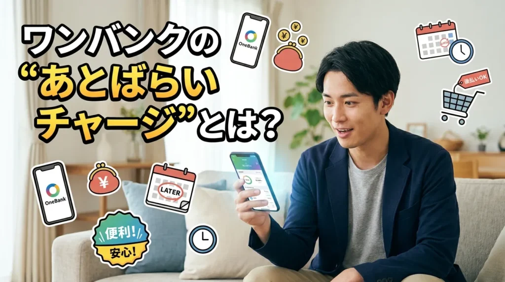 ワンバンクの後払い機能「あとばらいチャージ」とは