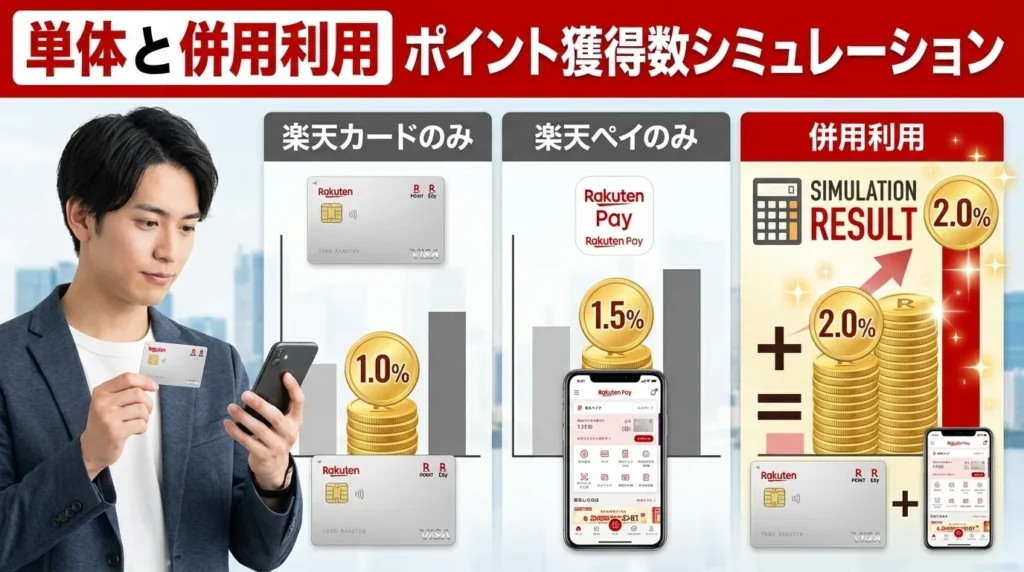 具体的なポイント獲得シミュレーション