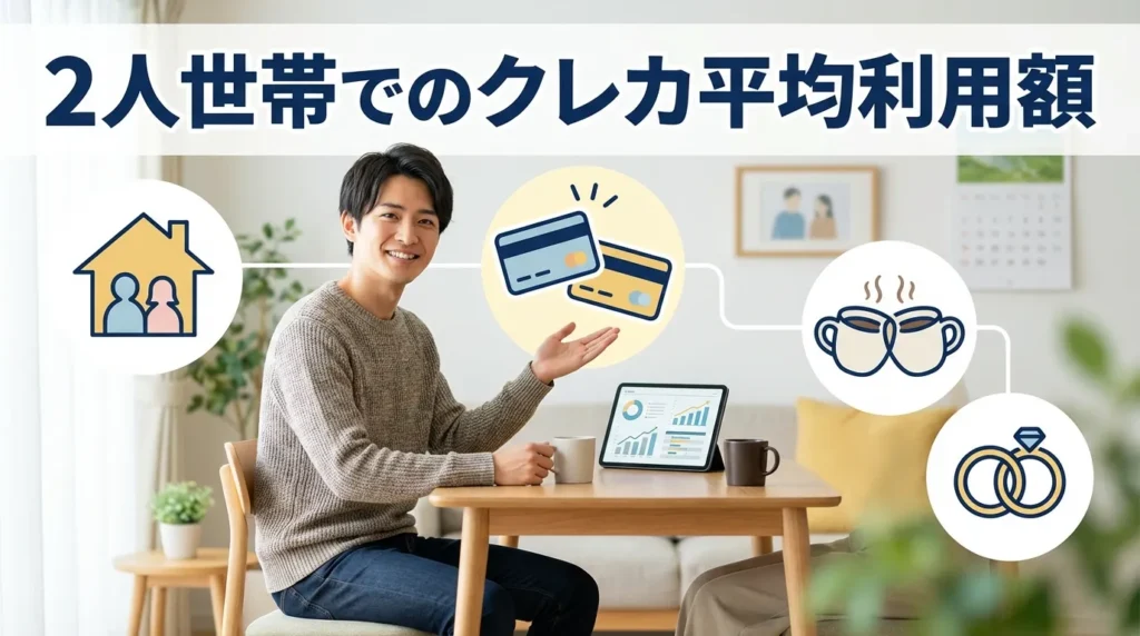 家族世帯でのクレジットカード利用額