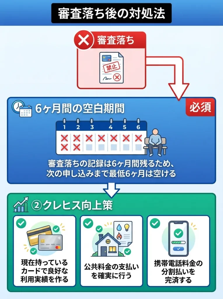 審査落ち後の対処法