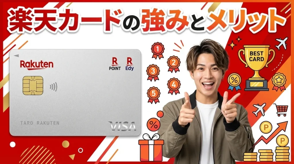 楽天カードの強みとメリット