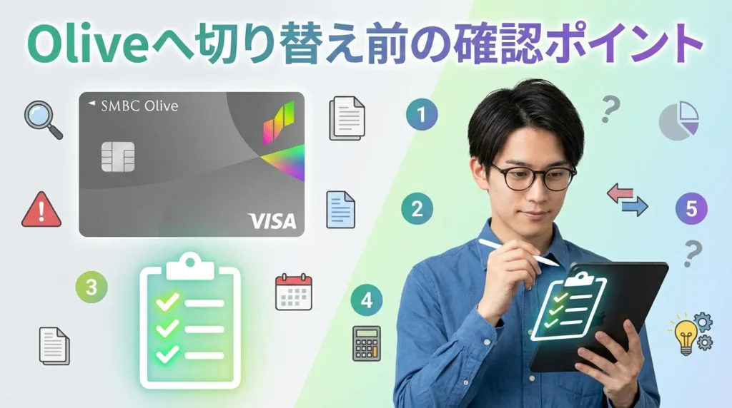 Oliveへの切り替え前に必ず確認すべきポイント