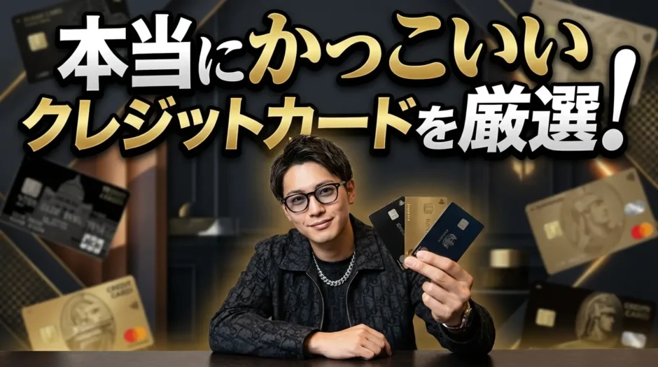 かっこいいクレジットカード完全ガイド【2026年最新】デザイン&ステータスで選ぶ18枚の本命カード