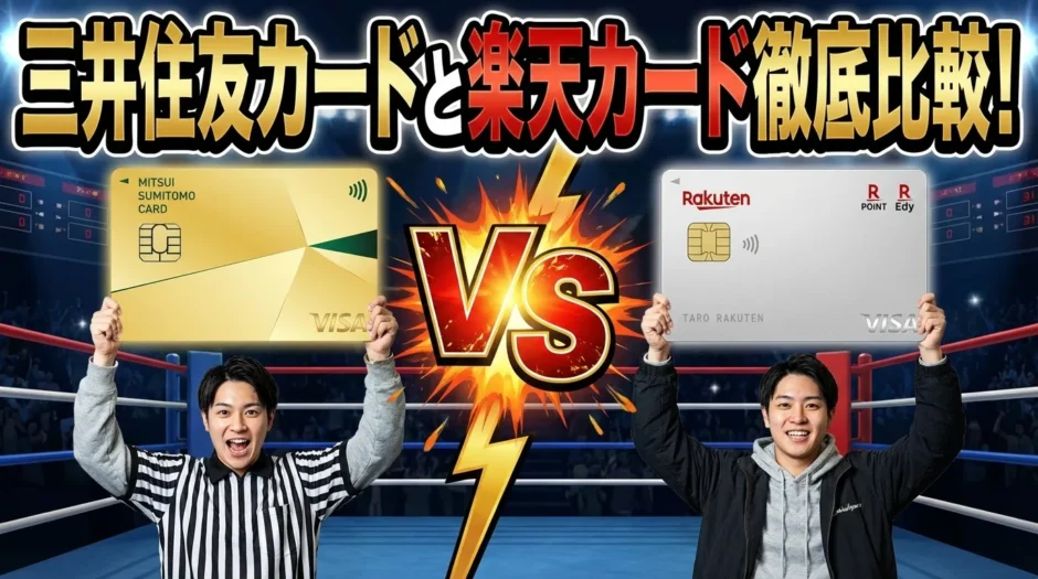 三井住友カードと楽天カード徹底比較！2026年最新版であなたに最適な1枚を見つける完全ガイド