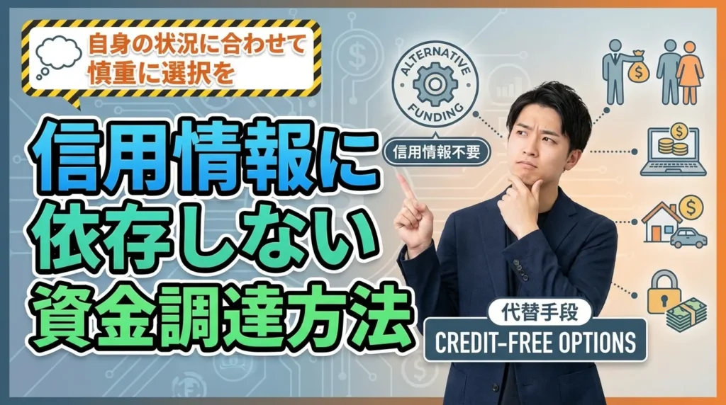 信用情報に依存しない資金調達方法