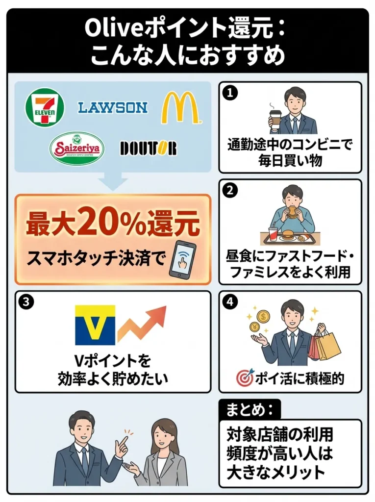 対象店舗をよく利用してポイント還元を受けたい人