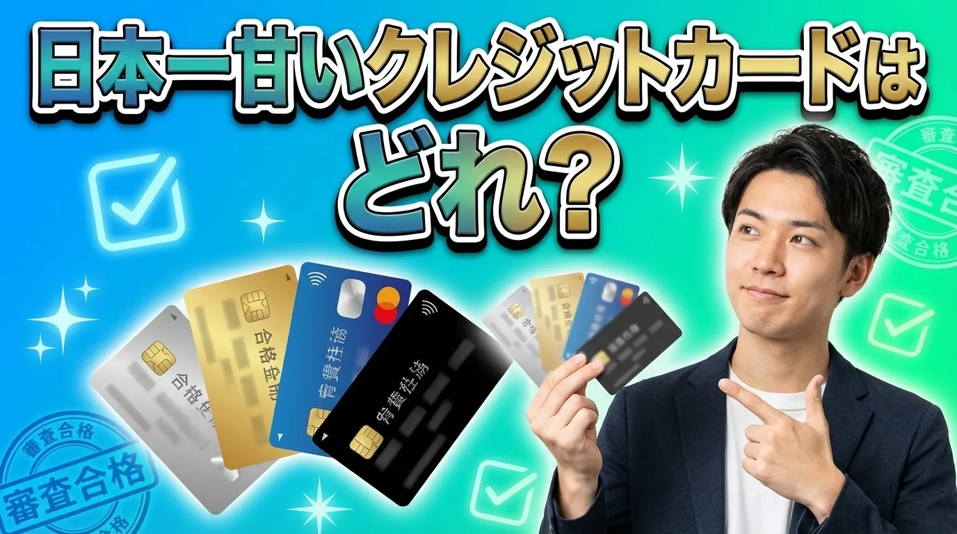 日本一 甘いクレジットカードはどれ？収入が不安定でも申し込めるのは 
