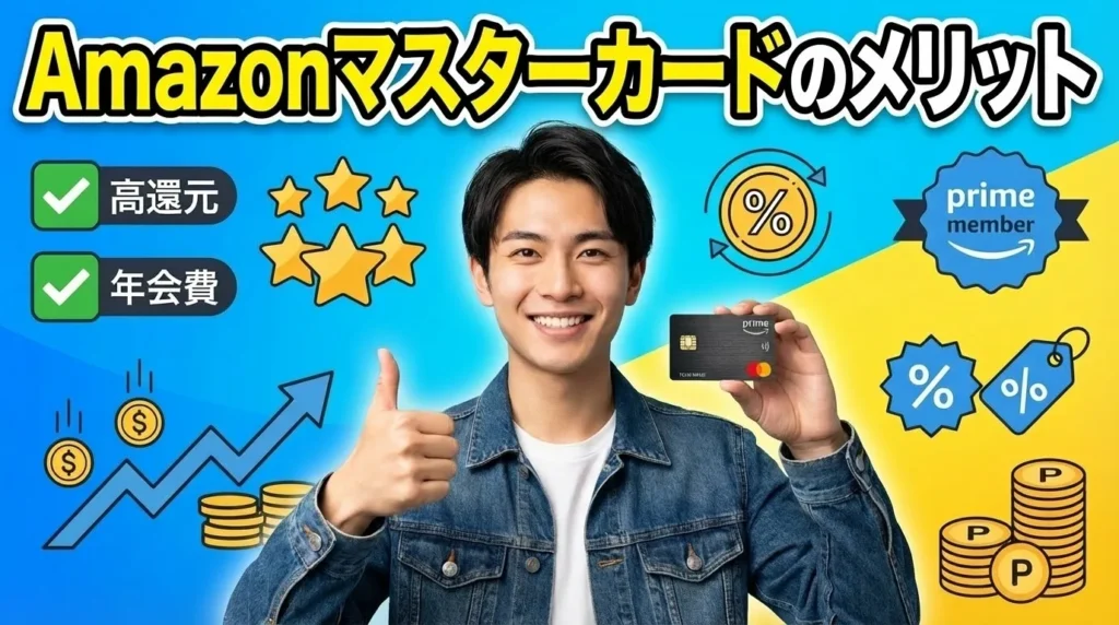 Amazonマスターカード7つのメリットとおすすめポイント