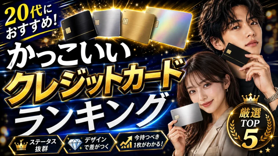 かっこいいクレジットカードランキング【2026年最新】デザイン&ステータスで選ぶ18枚の本命カード