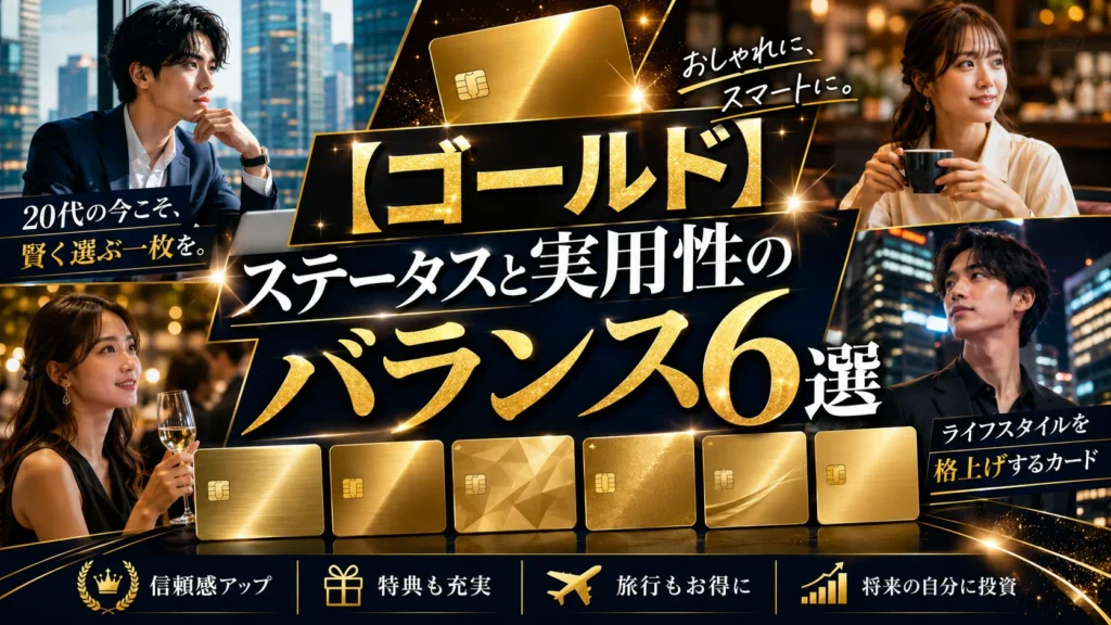 【ゴールド】ステータスと実用性のバランス6選