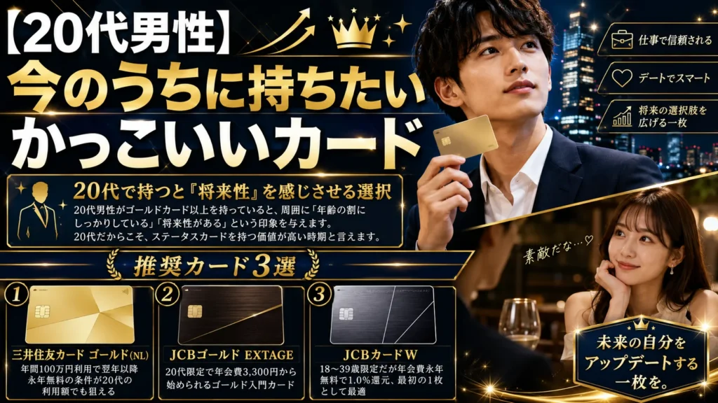 【20代男性】今のうちに持ちたいかっこいいカード