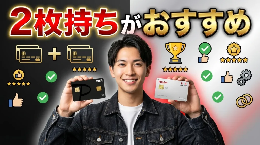 PayPayカードと楽天カードの2枚持ちがおすすめな理由