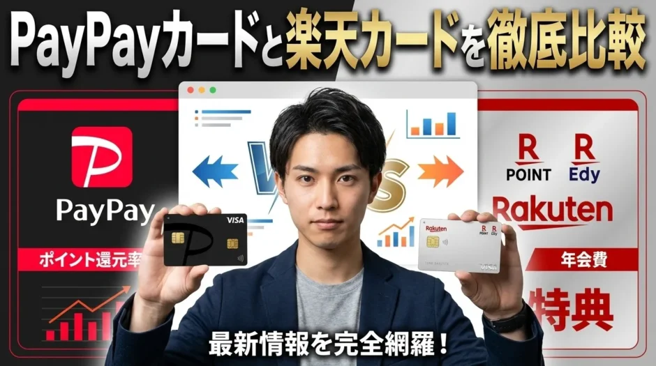 PayPayカードと楽天カードを徹底比較 あなたに最適なのはどっち