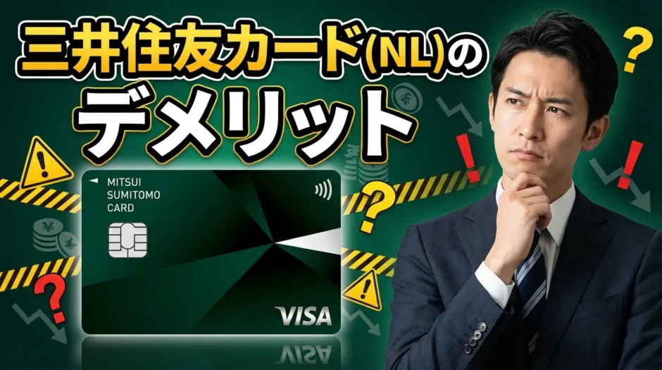 三井住友カード(NL)のデメリット