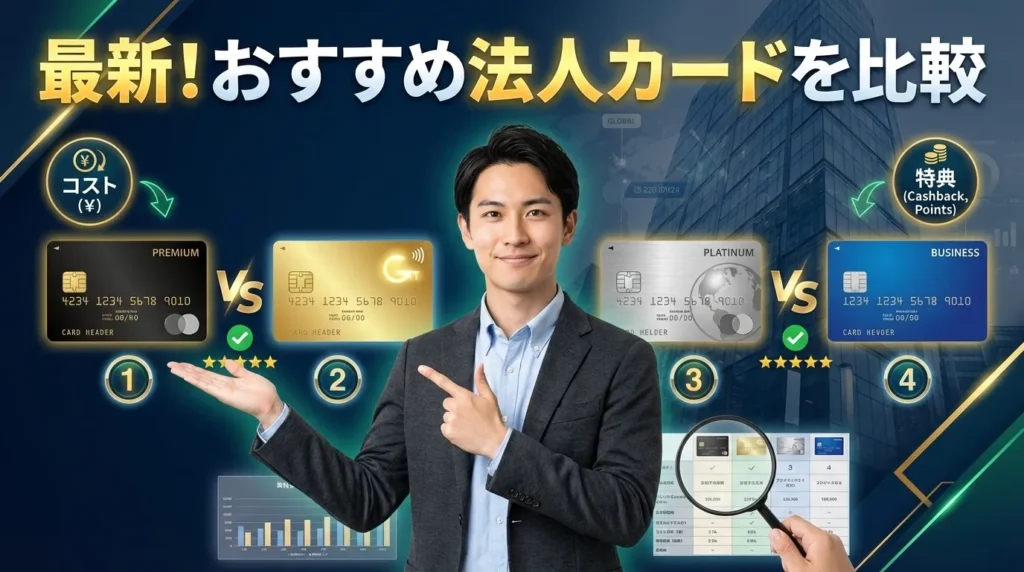 【2026年版】おすすめ法人カード比較表
