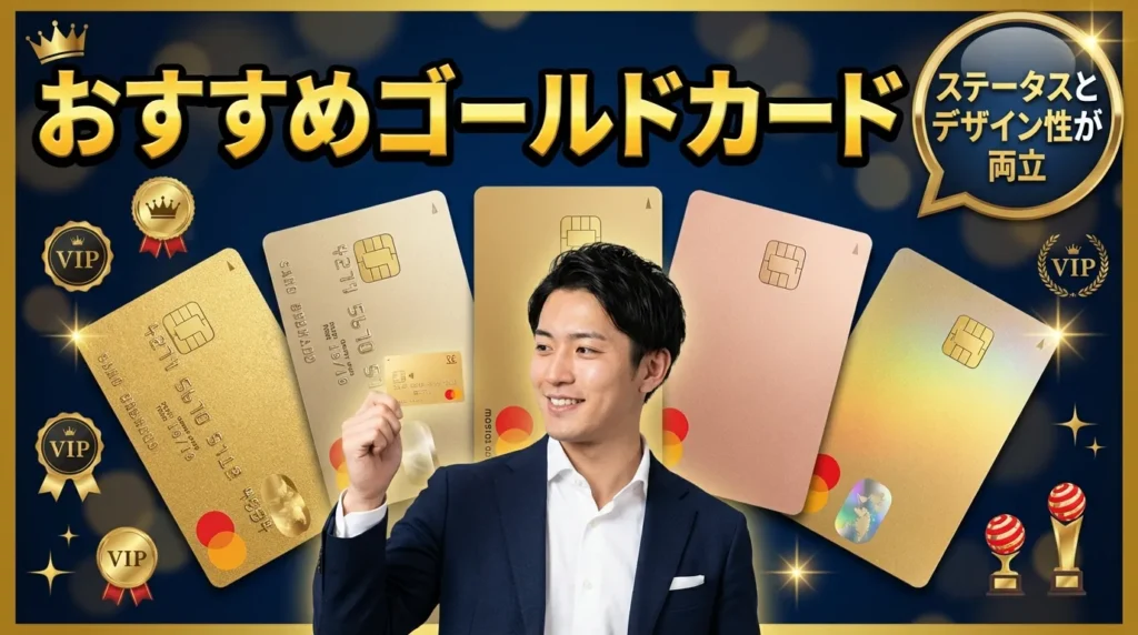 【ゴールドカード】ステータスとデザイン性を両立した6枚の選択