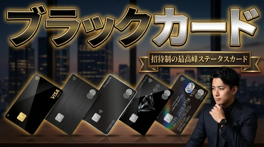 【ブラックカード】招待制の最高峰ステータスカード3選