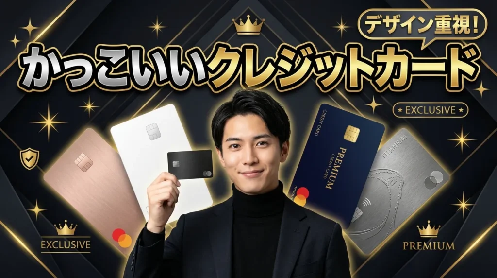 【年会費無料・一般カード】デザイン重視で選ぶかっこいいカード5選
