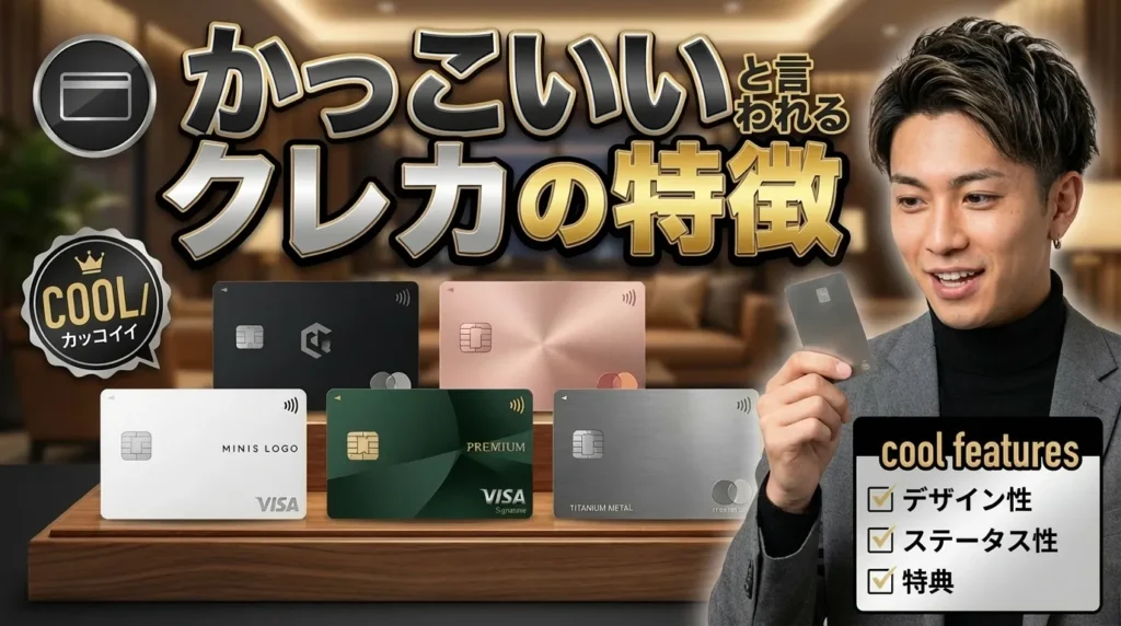 かっこいいクレジットカードとは？3つの定義から理解する