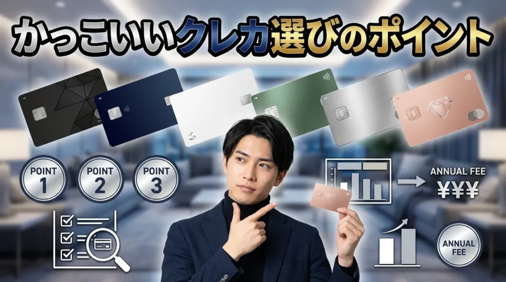 かっこいいクレジットカードの選び方6つの判断基準