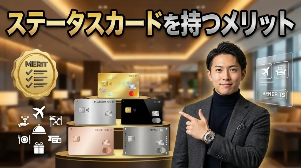 かっこいいステータスカードを持つメリットと活用シーン