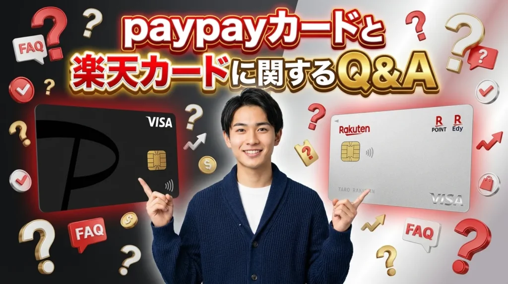 よくある質問 PayPayカードと楽天カードの疑問を解決