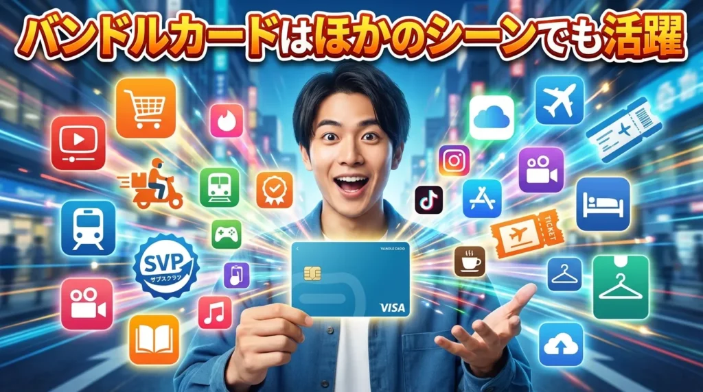 チケットぴあ以外でもバンドルカードは使える